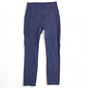 Lululemon Dark Grey High Rise Crop Leggings